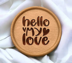  Hello My Love SVG Design - Perfect for Greeting Cards & Crafts SVG