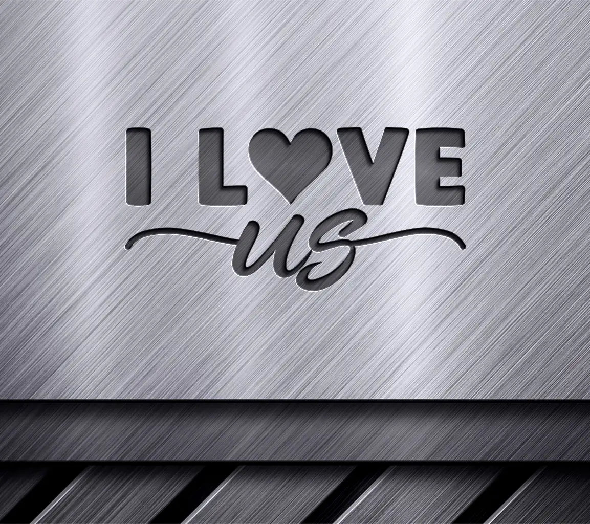  I Love Us SVG Design for Day Celebration SVG