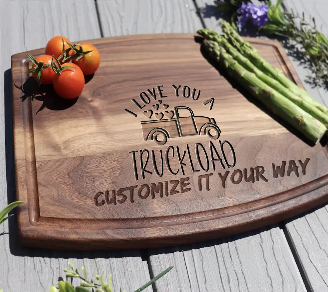 I Love You A Truckload SVG -  Sign Design SVG