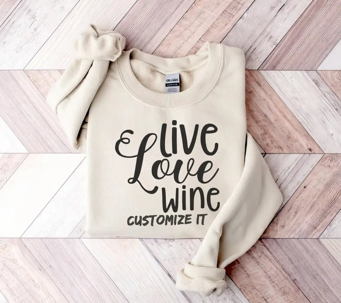 Live Love Wine SVG -  Sign Design SVG