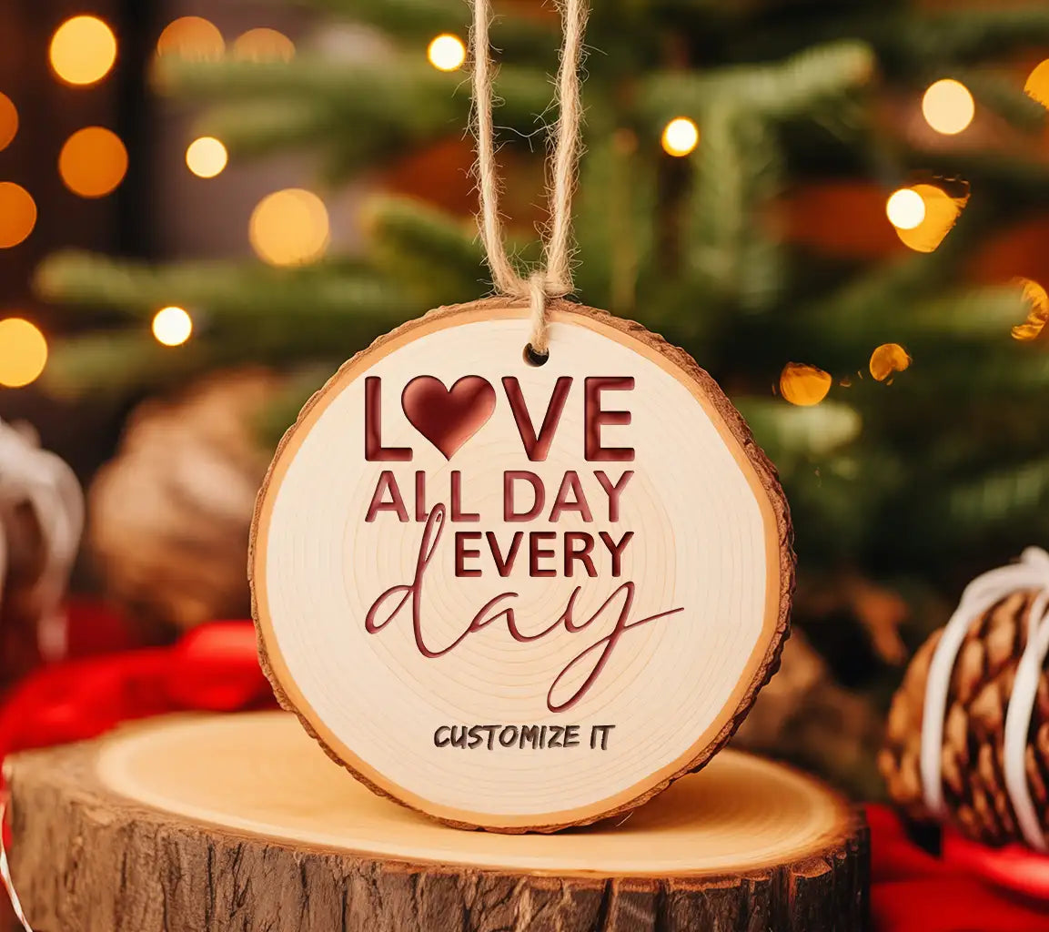 Love All Day Every Day SVG Design - Printable Poster SVG