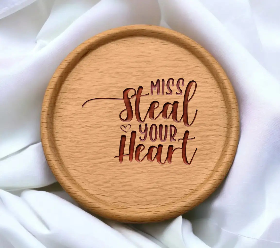 Miss Steal Your Heart SVG Cut File - Valentines Day Design SVG