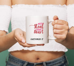 Miss Steal Your Heart SVG Cut File - Valentines Day Design SVG