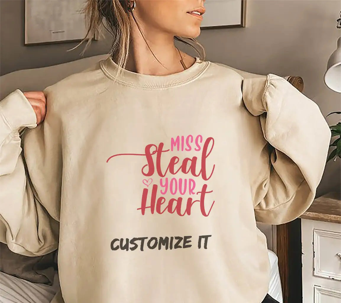 Miss Steal Your Heart SVG Cut File - Valentines Day Design SVG