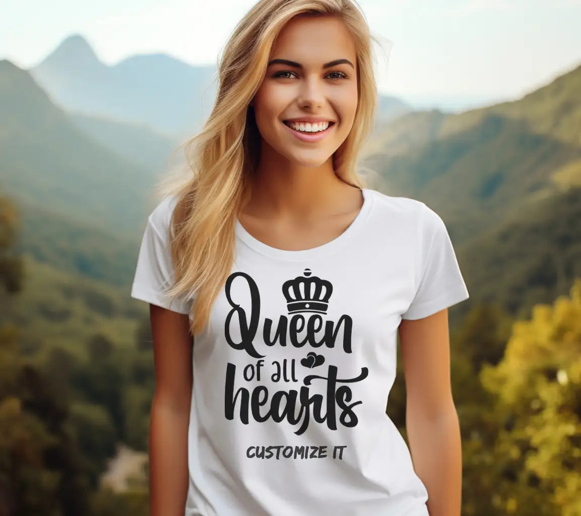 Queen of All Hearts SVG -  Design SVG