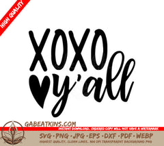 XOXO My All SVG Design -  Sign SVG