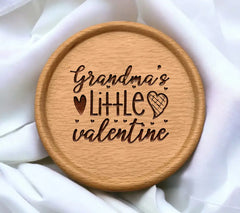 Grandmas Little Valentine SVG -  Sign SVG