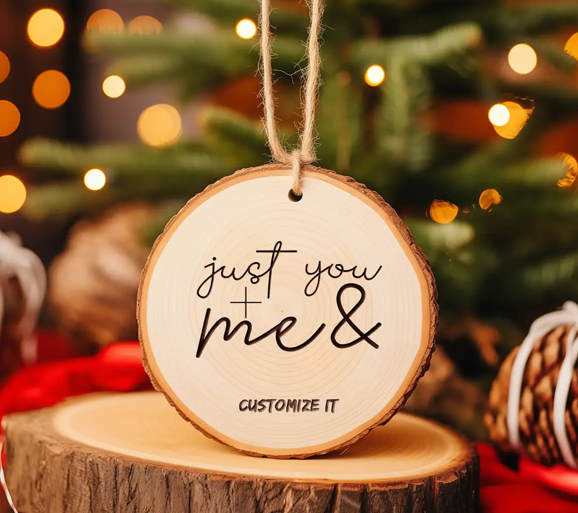 Just You & Me Cursive SVG - White Background SVG