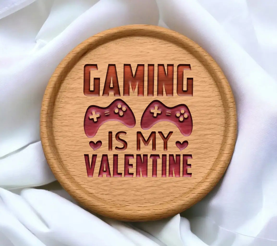 Gaming Is My Valentine SVG - T-Shirt Design SVG