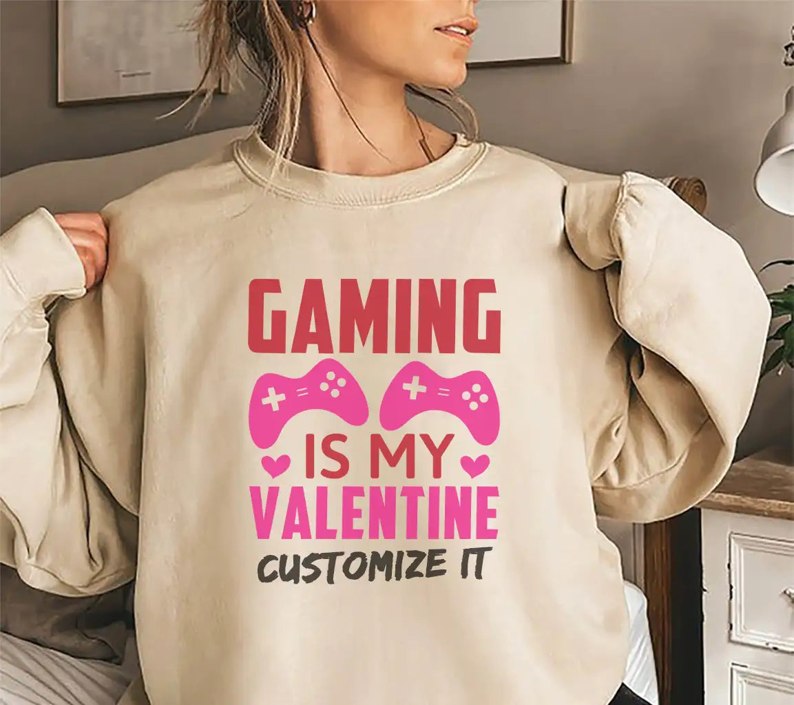 Gaming Is My Valentine SVG - T-Shirt Design SVG