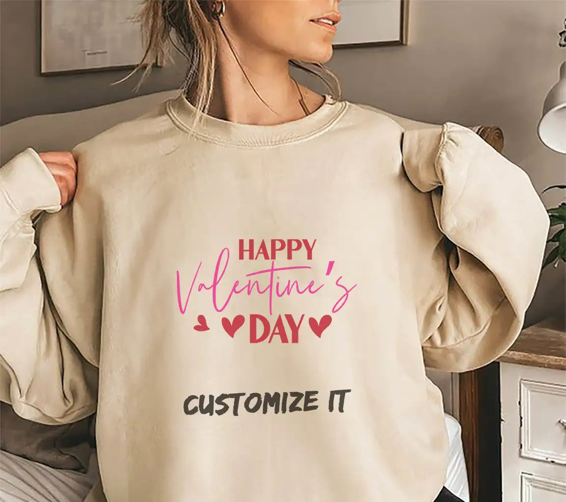 Pink & Red Valentines Day Heart SVG - T-Shirt Design SVG