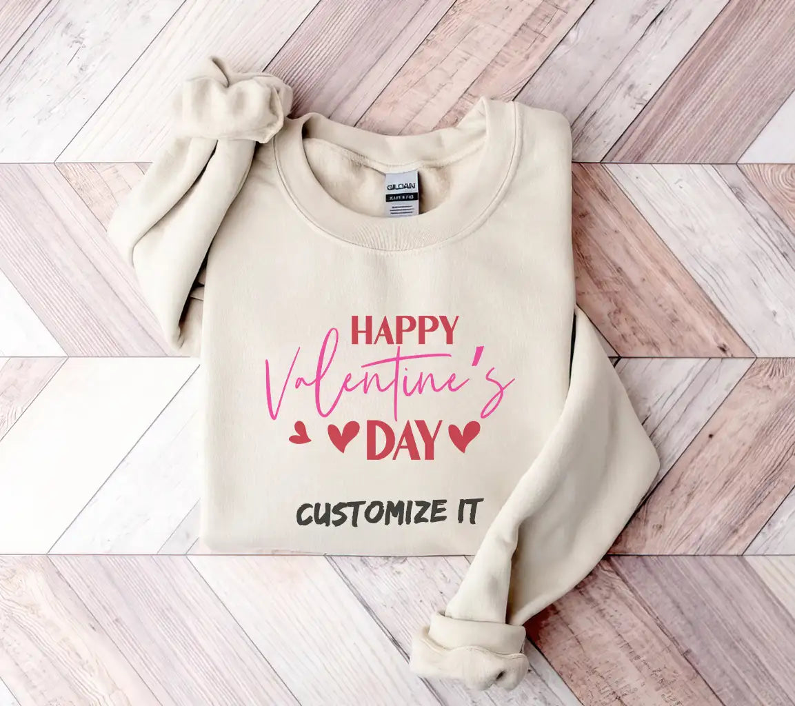 Pink & Red Valentines Day Heart SVG - T-Shirt Design SVG