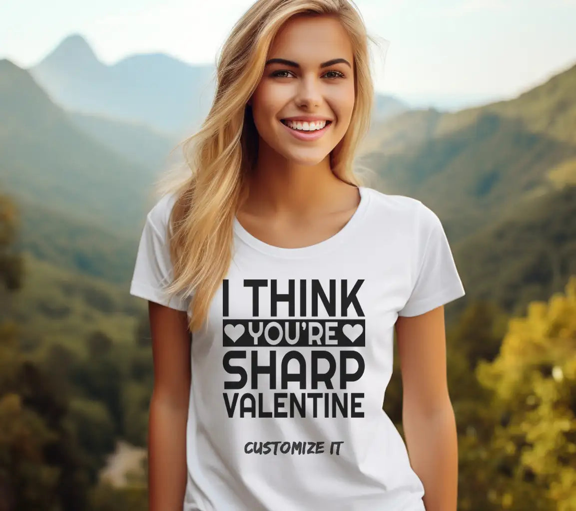  I Think Youre Sharp Valentines Day SVG T-Shirt Design SVG