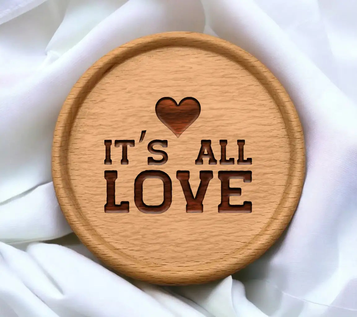 Its All Love -  SVG T-Shirt Design SVG