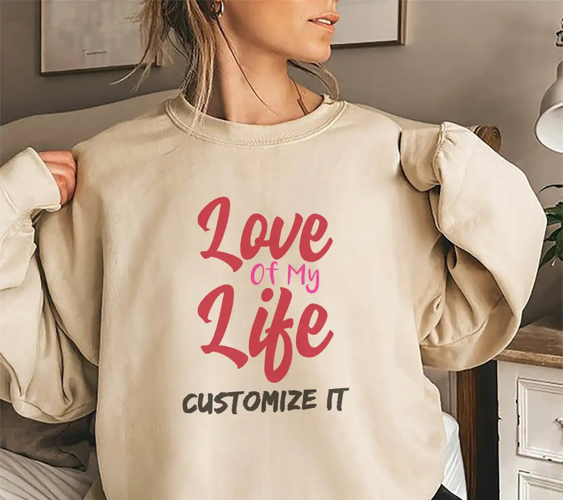 Love of My Life Red Sign SVG for T-Shirt Design SVG