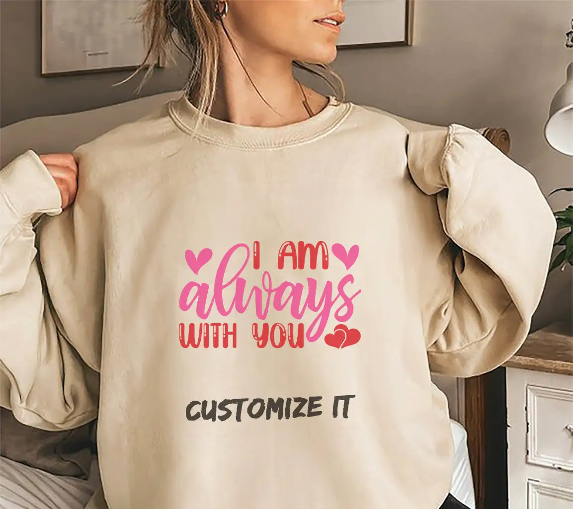 I Am Always With You SVG - T-Shirt Design & Poster SVG