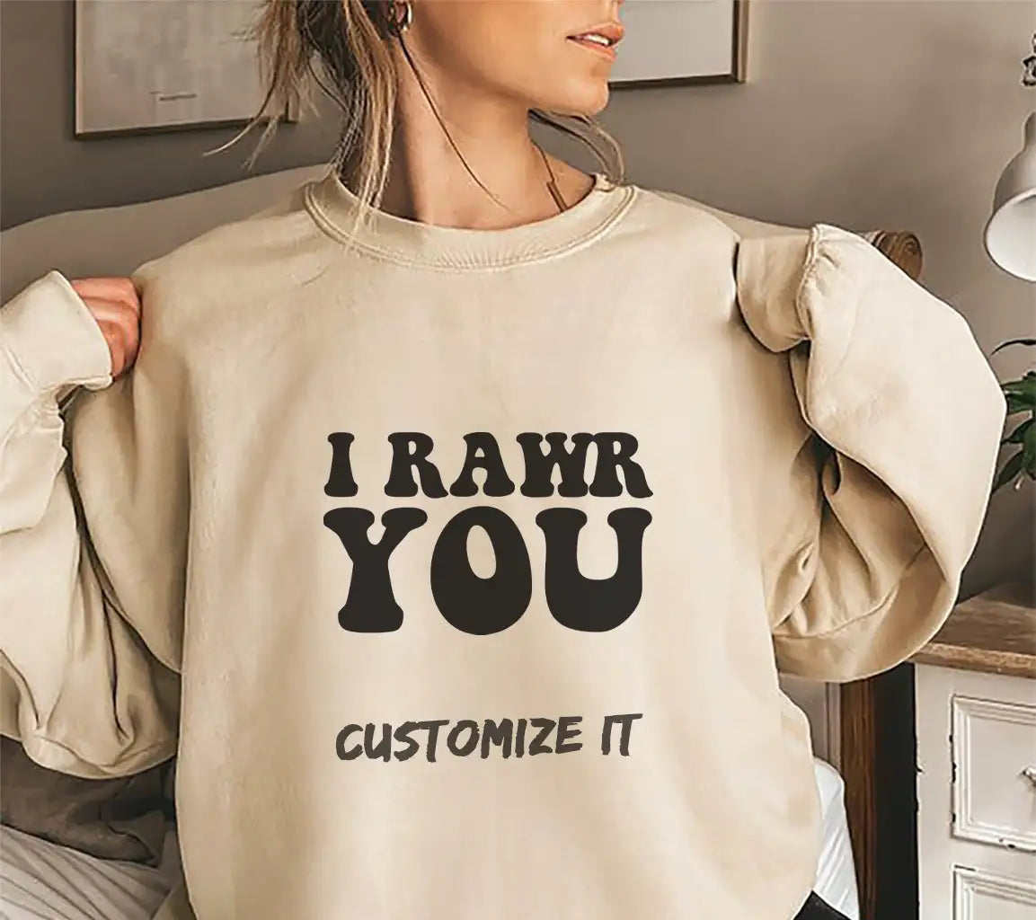  I Rawr You SVG Design - T-Shirt Graphic SVG