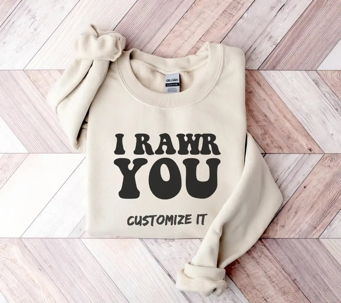  I Rawr You SVG Design - T-Shirt Graphic SVG