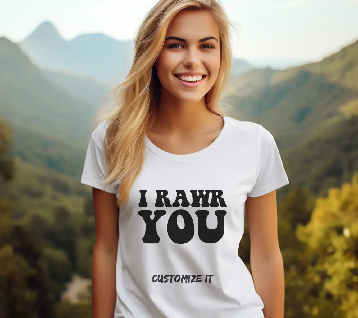  I Rawr You SVG Design - T-Shirt Graphic SVG