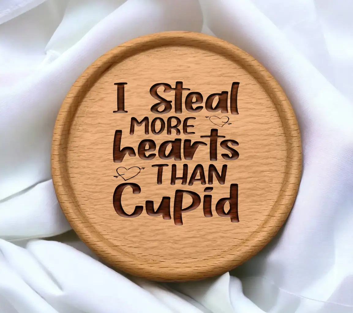 I Steal More Hearts Than Cupid SVG - Valentines Day T-Shirt Design SVG