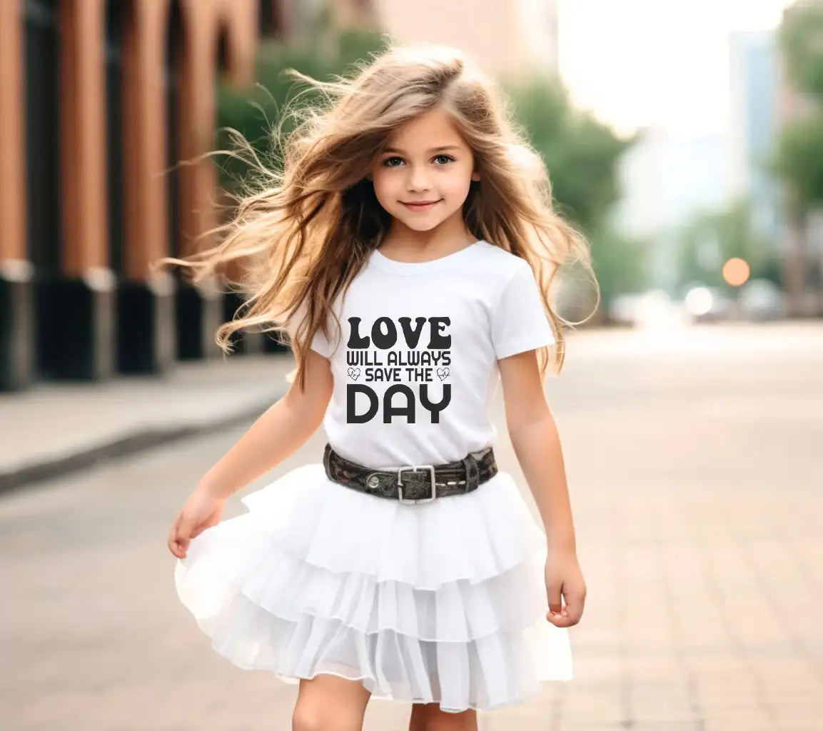 Love Will Always Save The Day SVG - T-Shirt Design SVG