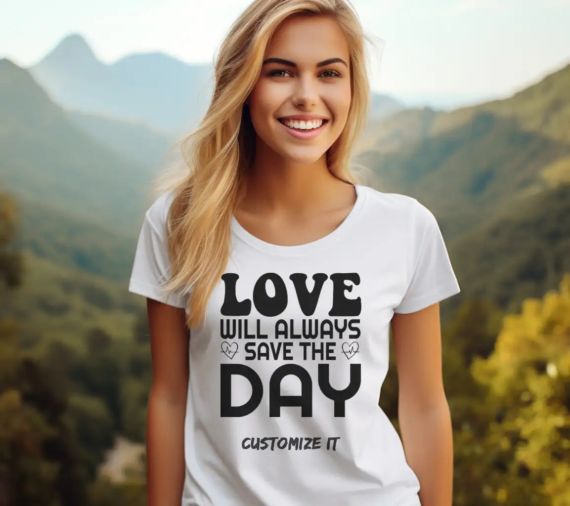 Love Will Always Save The Day SVG - T-Shirt Design SVG