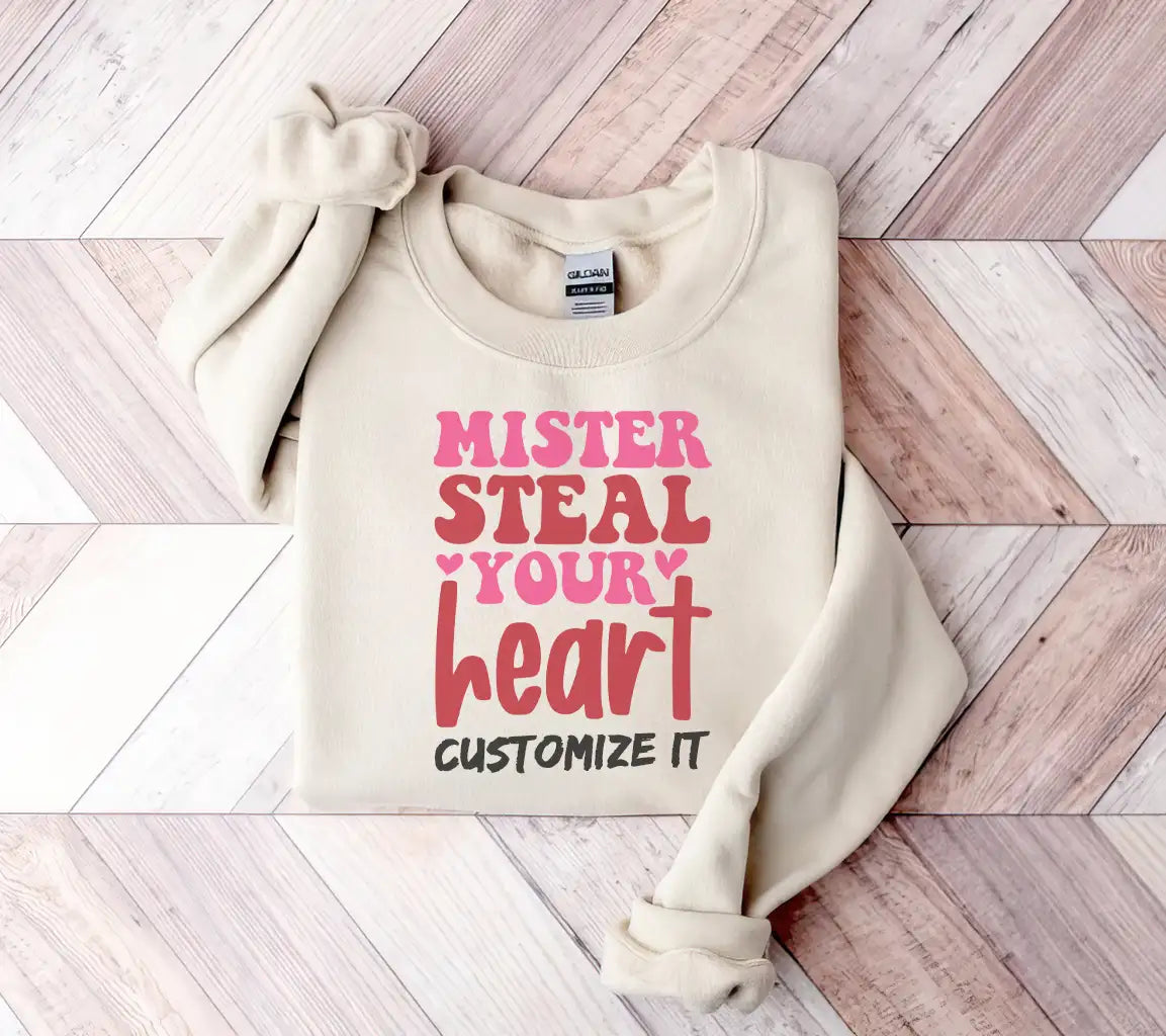 Mister Steal Your Heart SVG - Printable Poster Design SVG