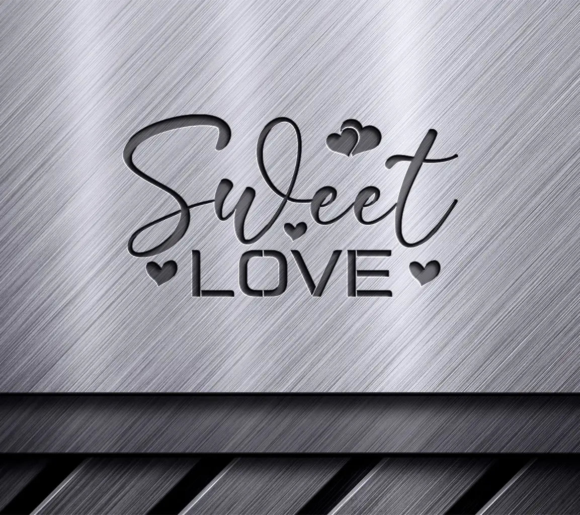 Sweet Love Pink Hearts SVG Design for Valentines Day SVG