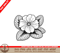 Primrose Blossom SVG