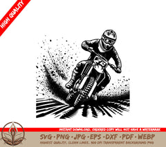 Dirt Bike Hero SVG Digital Product