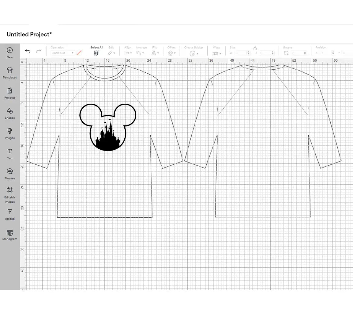 Disney Svg Castle Inside Mickey SVG