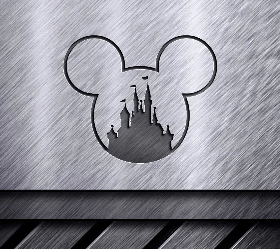 Disney Svg Castle Inside Mickey SVG