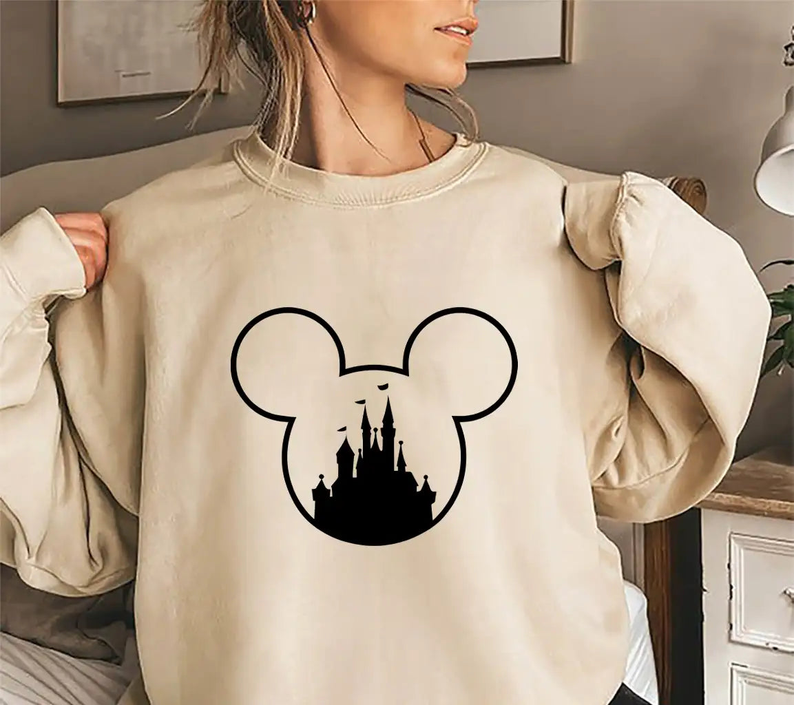 Disney Svg Castle Inside Mickey SVG