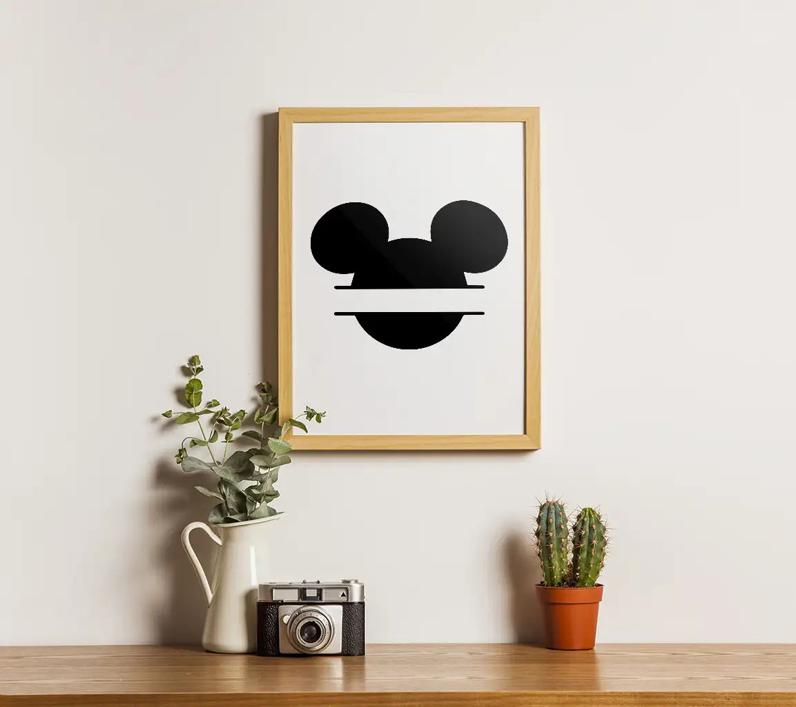 Disney Svg Mickey Monogram SVG