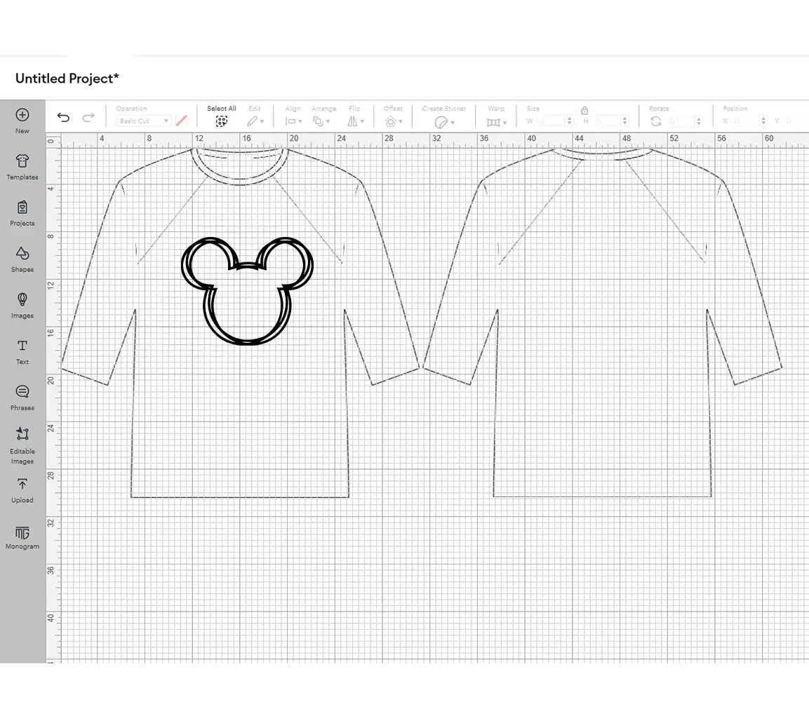 Disney Svg Mickey Mouse Outline SVG