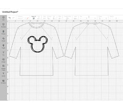 Disney Svg Mickey Mouse Outline SVG