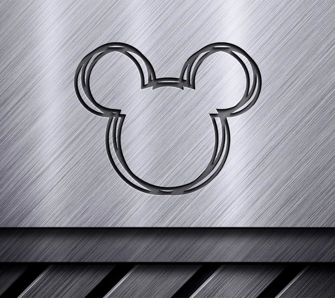 Disney Svg Mickey Mouse Outline SVG