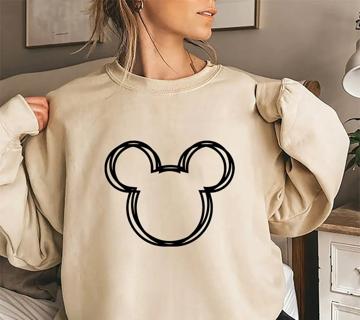 Disney Svg Mickey Mouse Outline SVG