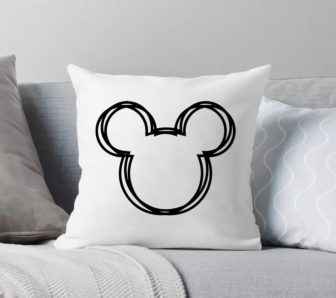 Disney Svg Mickey Mouse Outline SVG