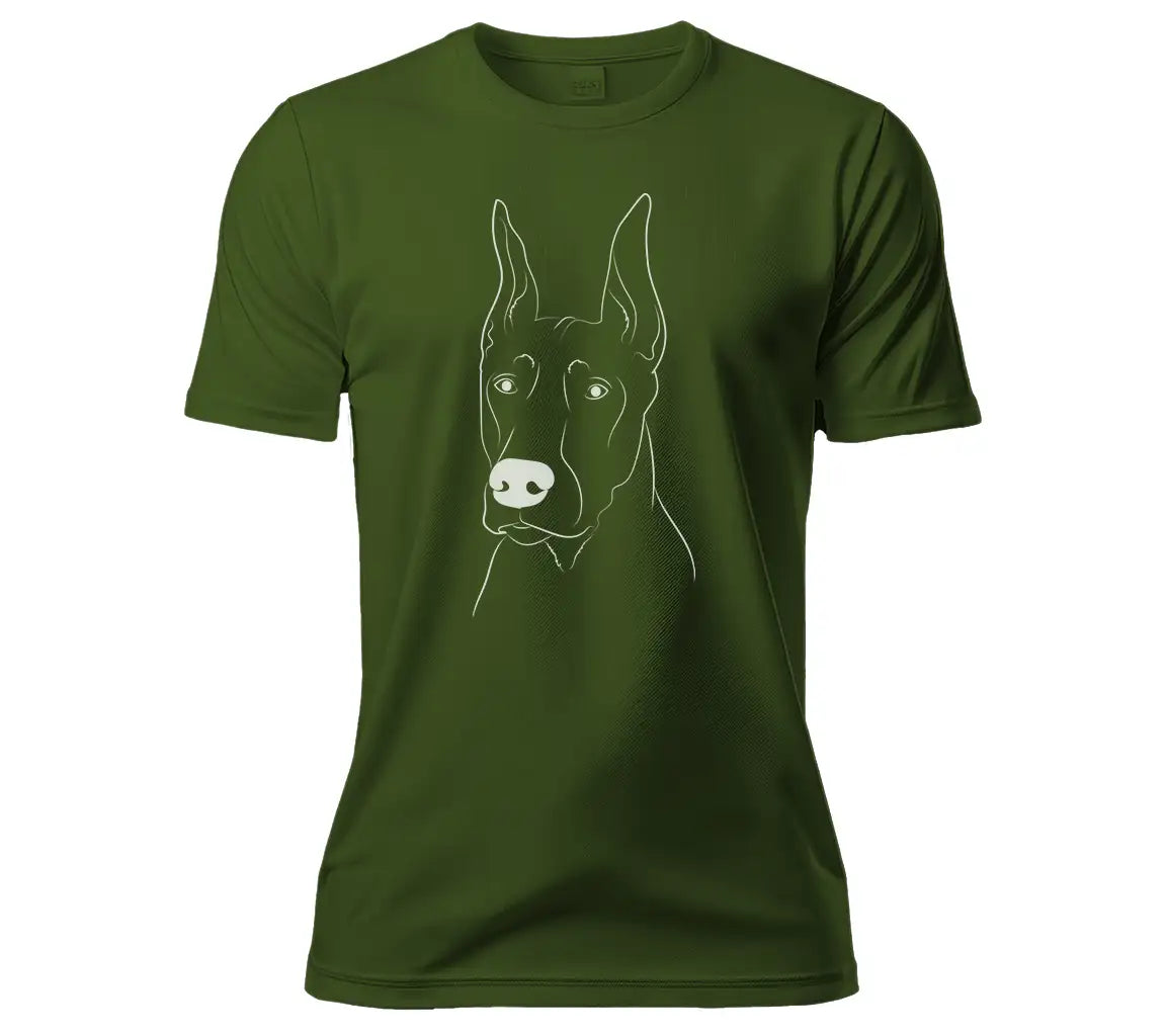 Doberman Face SVG -  Drawing - Digital Download SVG