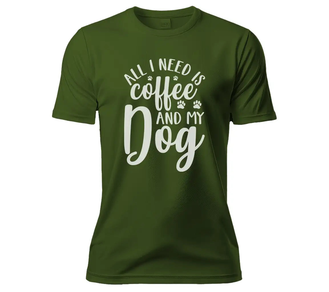 Coffee & My Dog SVG Poster Design SVG