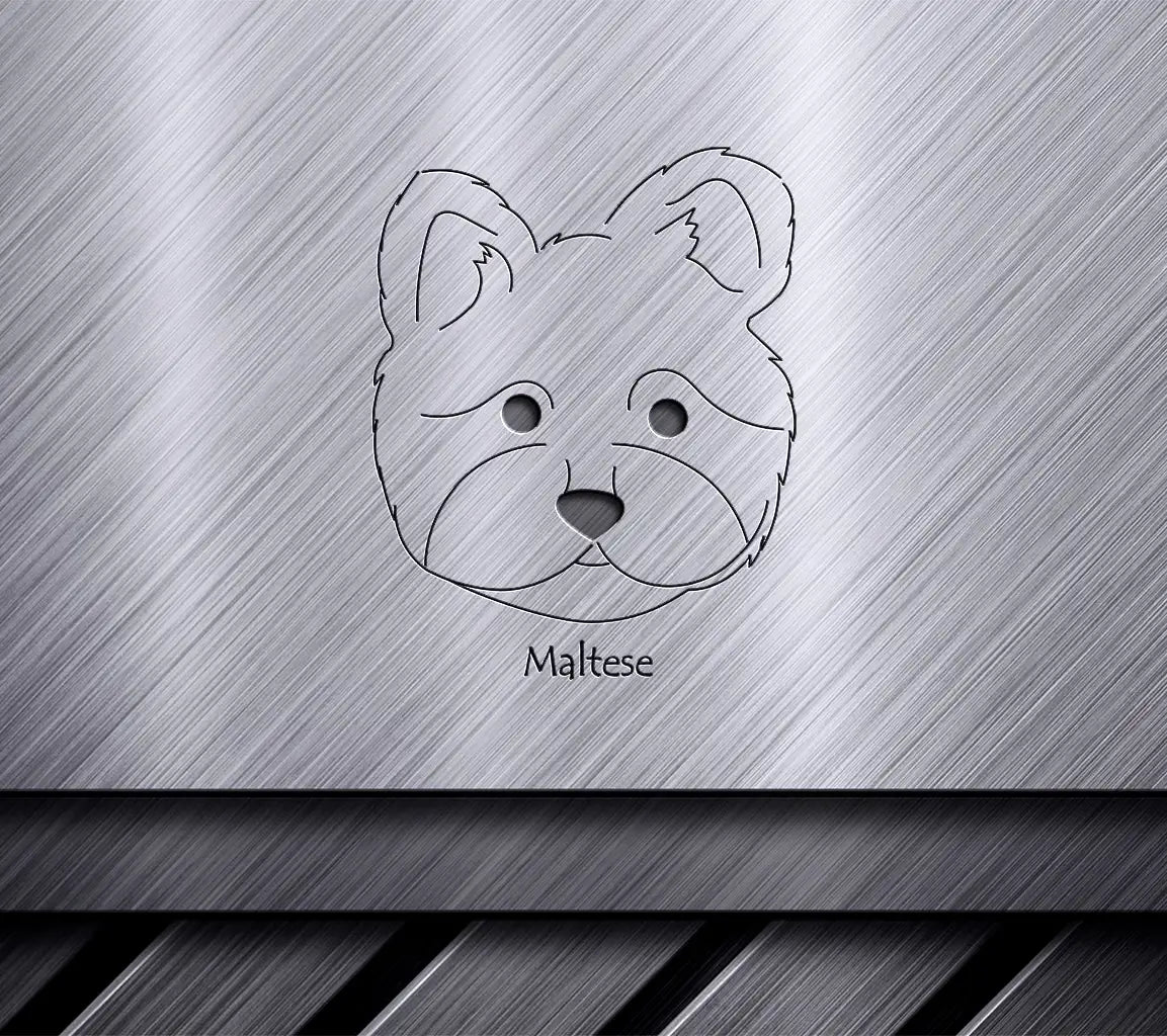 Maltese Dog SVG -  Drawing SVG