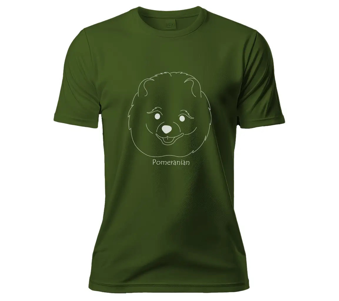  Pomeranian Dog SVG - Portrait Drawing SVG