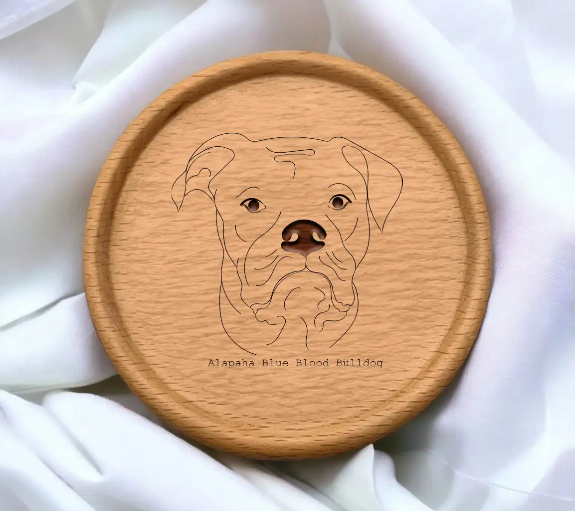 Alapaha Blue Blood Bulldog SVG -  Drawing Outline SVG