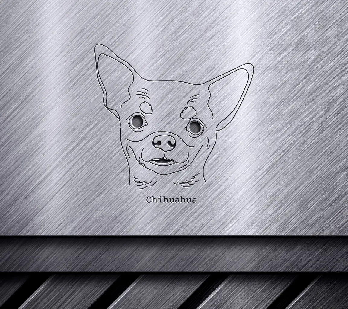  Chihuahua Dog SVG Outline SVG