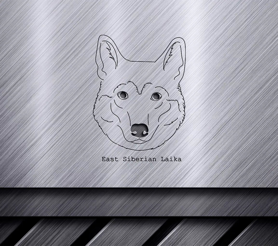 East Siberian Laika Dog Breed SVG -  Outline SVG