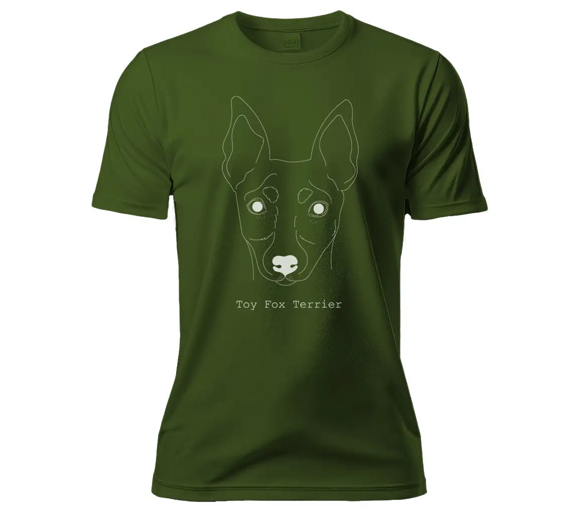 Toy Fox Terrier SVG -  Outline Drawing SVG