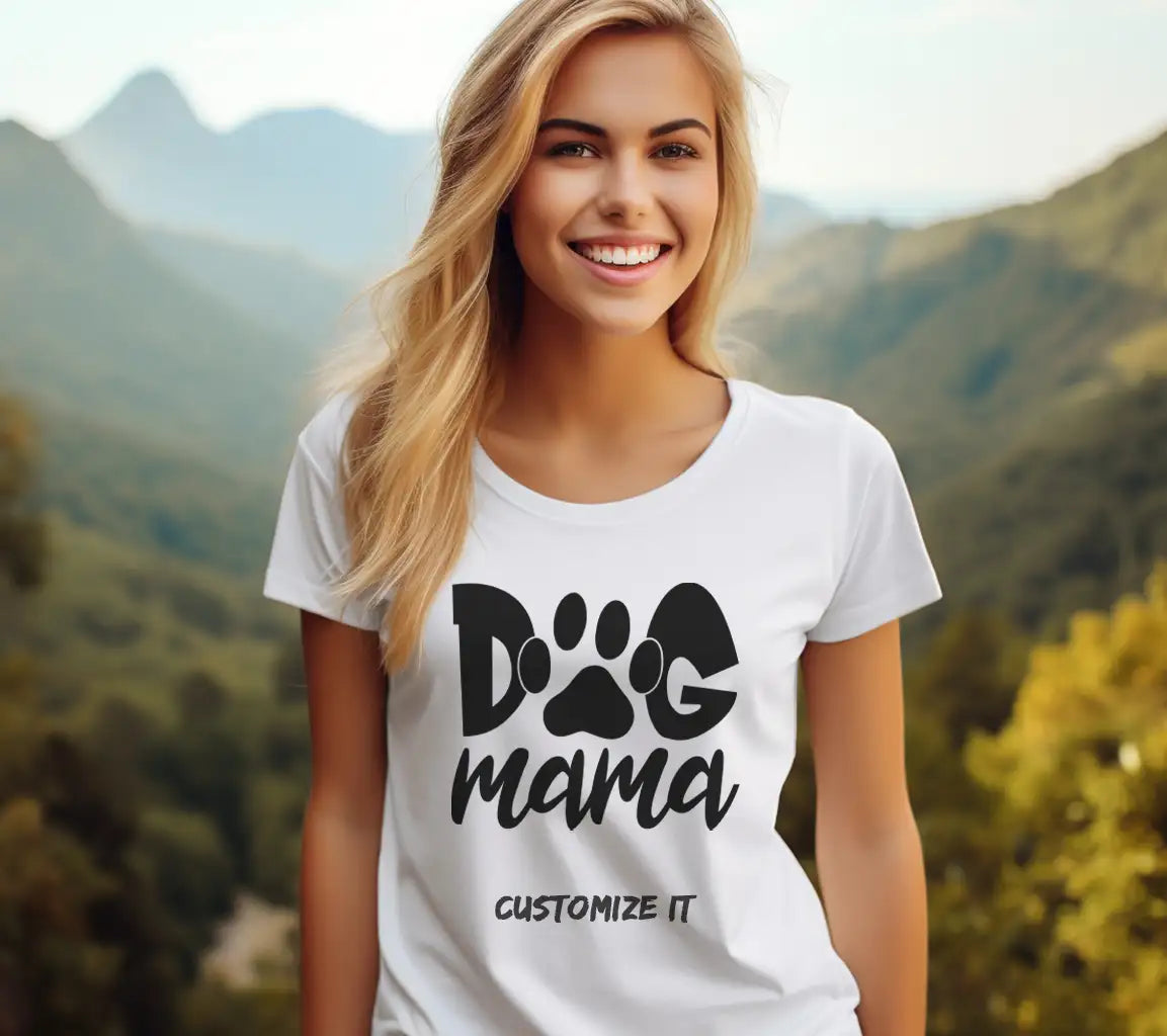  Dog Mama SVG Logo Design SVG