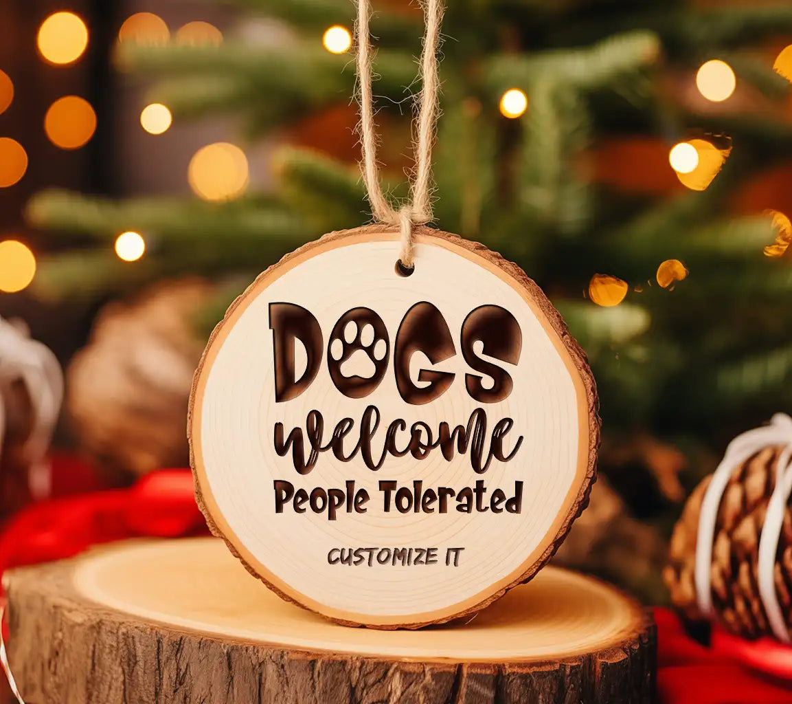 Dogs Welcome People Tolerated SVG Sign SVG