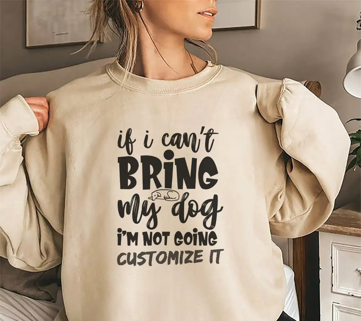 I Cant Bring My Dog Im Not Going SVG - Dog Lover Design SVG